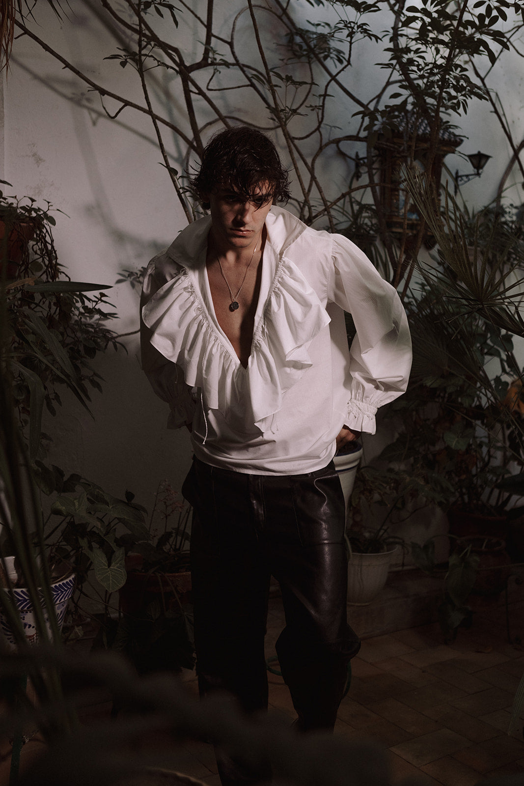 Lord Byron Ruffle Elegance Shirt