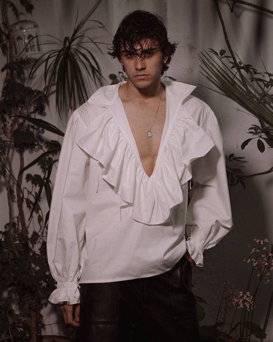 Lord Byron Ruffle Elegance Shirt
