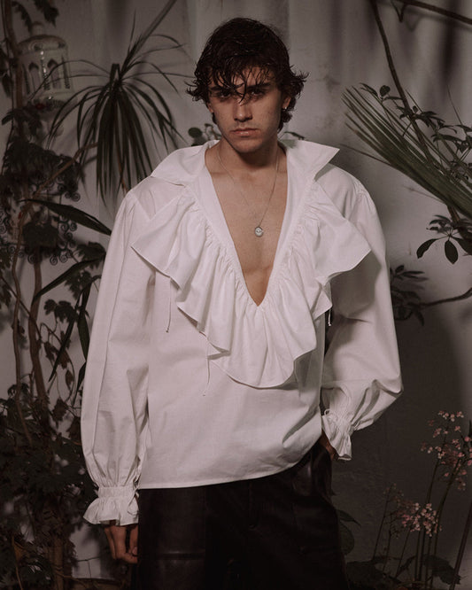 Lord Byron Ruffle Elegance Shirt