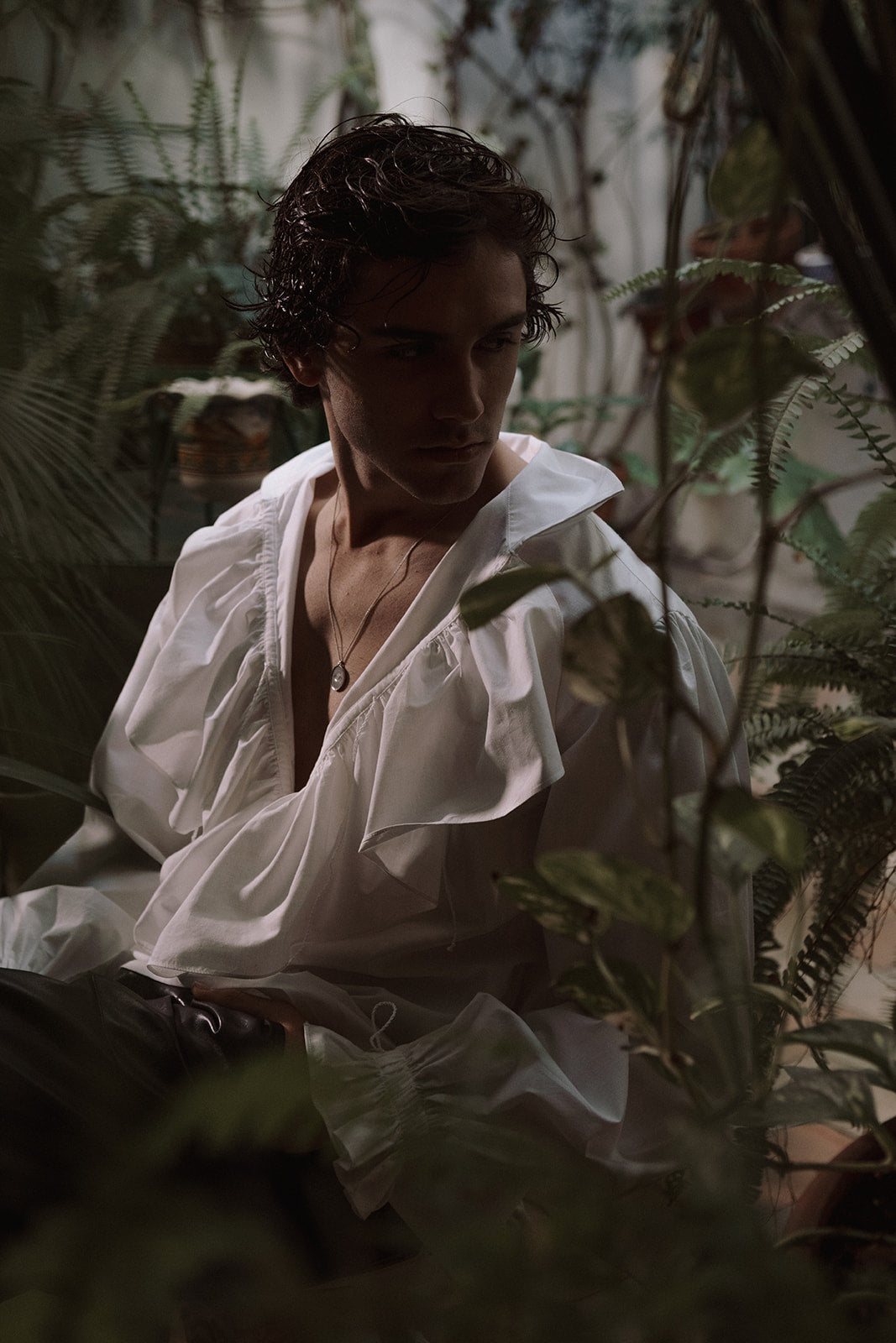 Lord Byron Ruffle Elegance Shirt