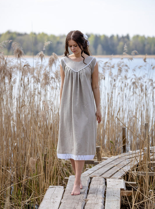 Vecpiebalgas Treasure in Natural Linen