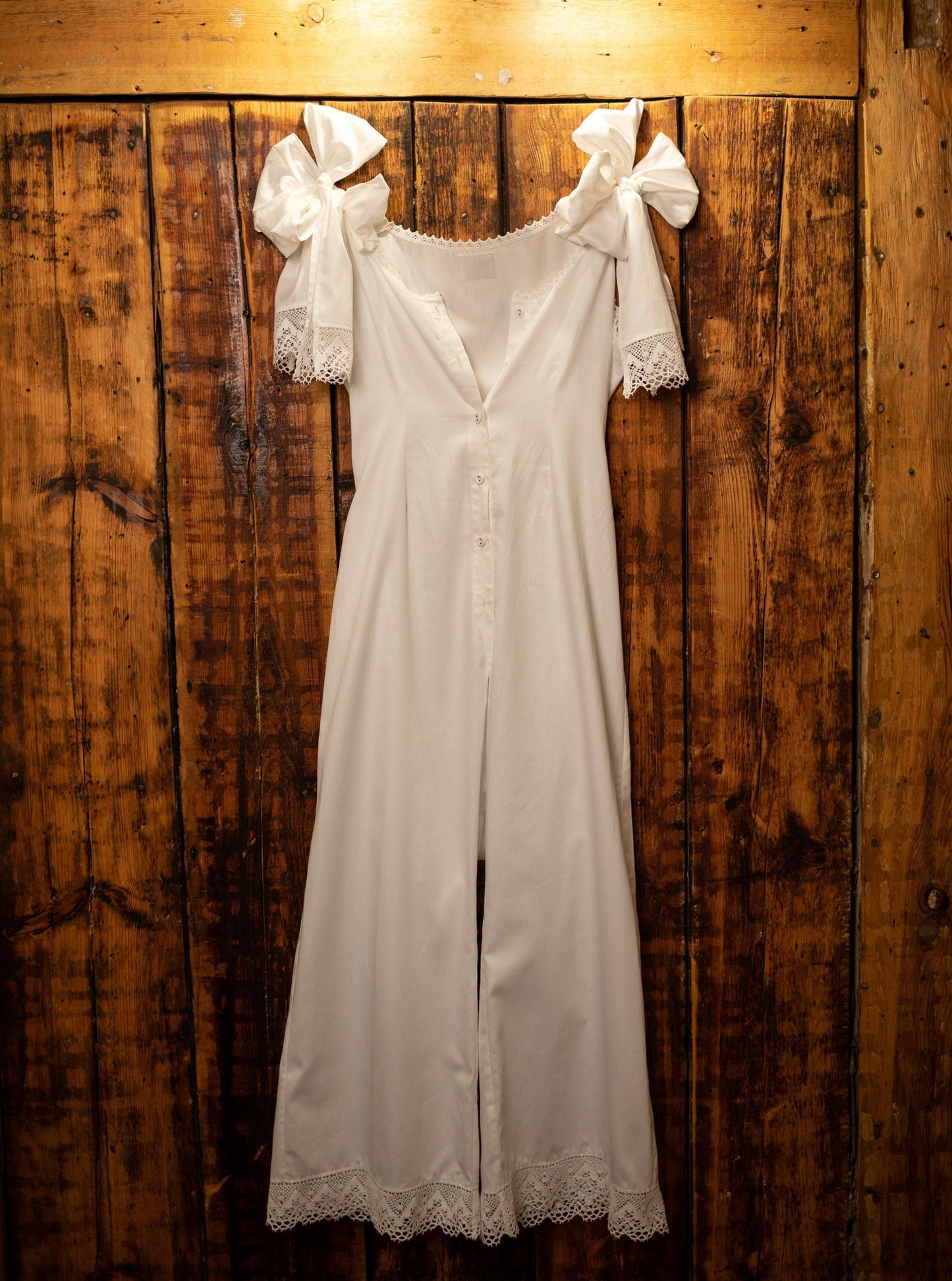 Princess Swann - Jumpsuit in White Cotton