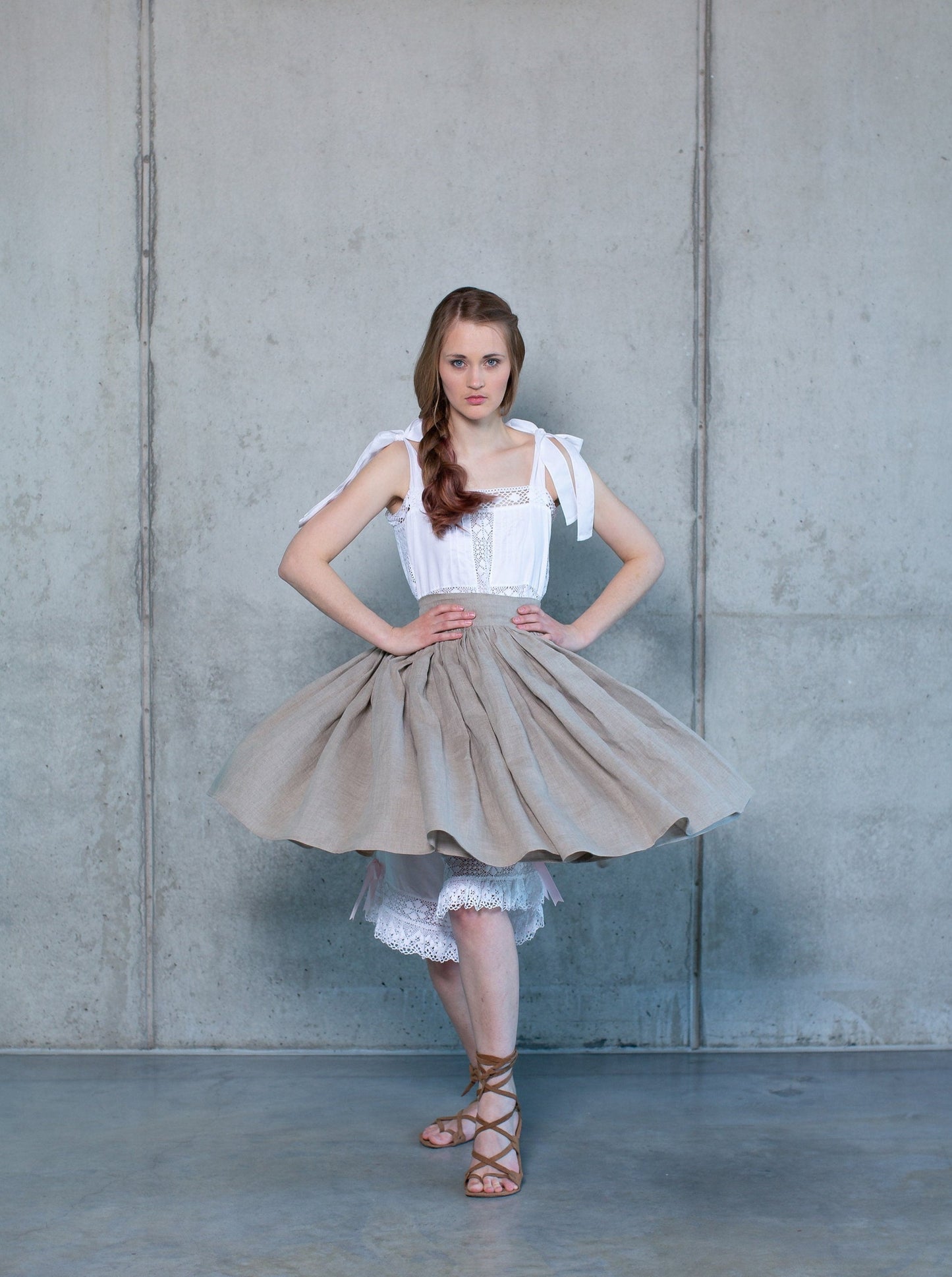 Gretel with an Attitude - Skirt and Victorian Inspired Underwear Set