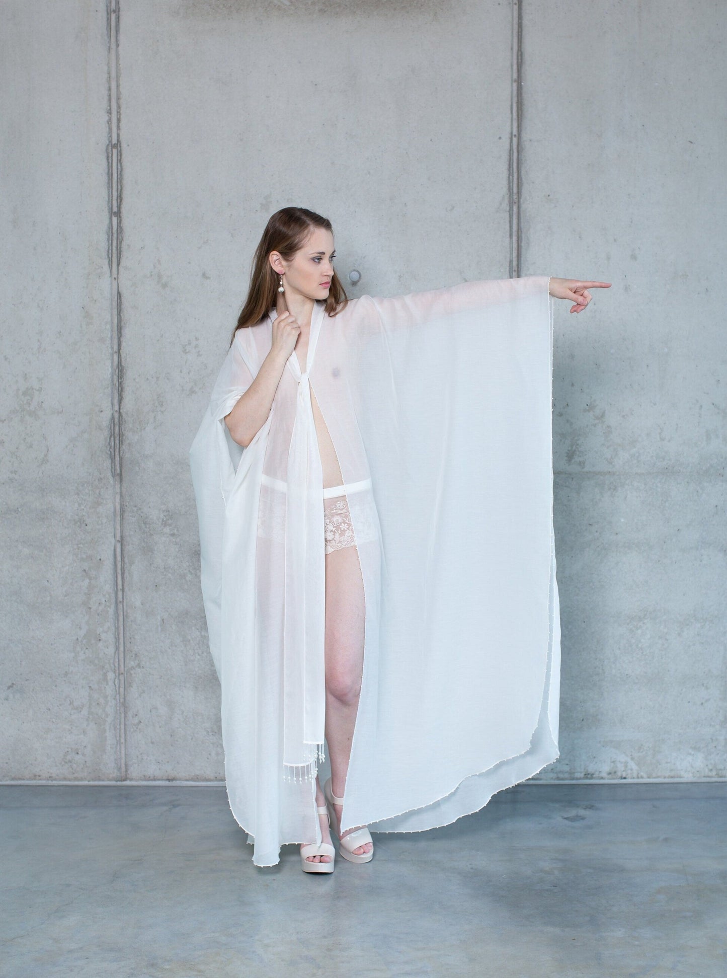 Translucent Pearl Negligee